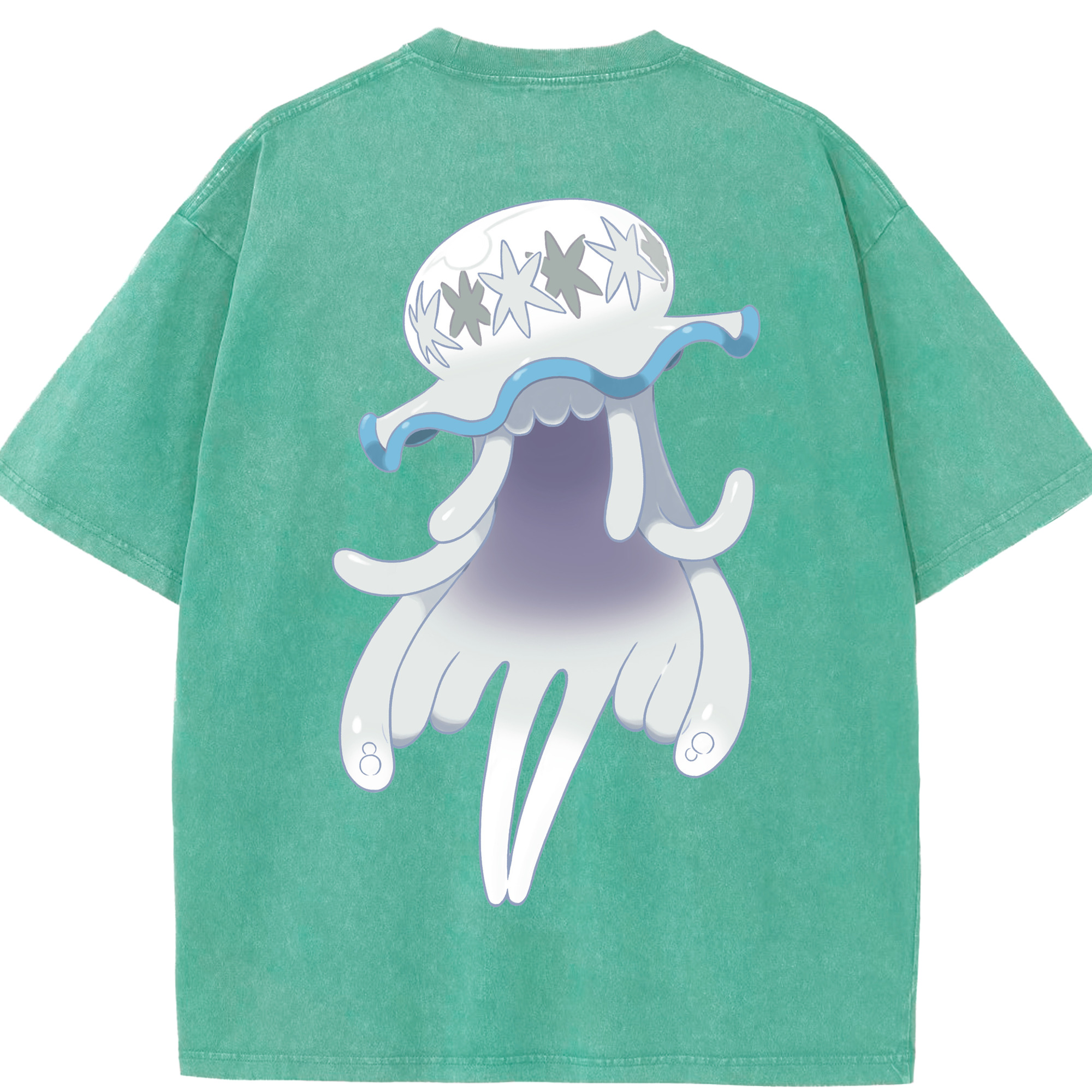 （画像用） ポケットモンスター Pokémon 綿100% ヴィンテージ風 半袖Tシャツ（背面プリント）